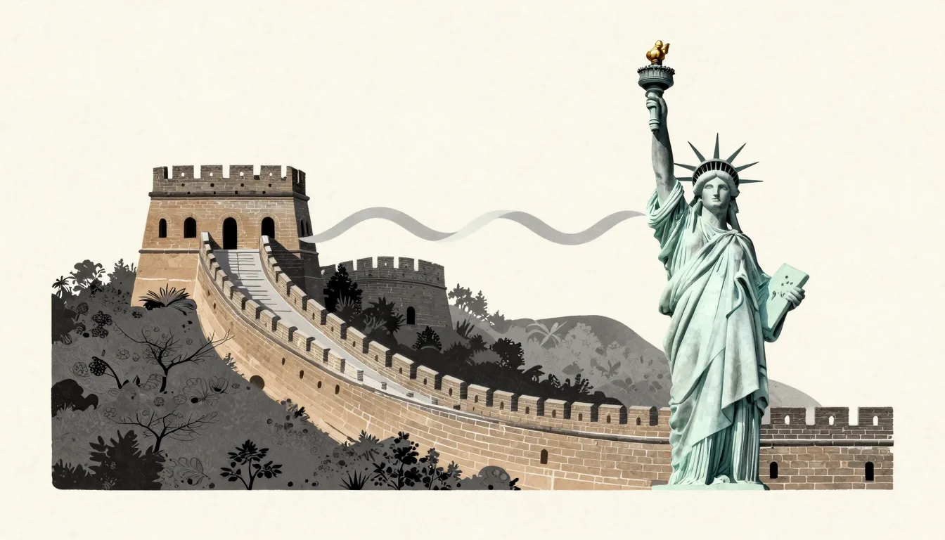 China to US