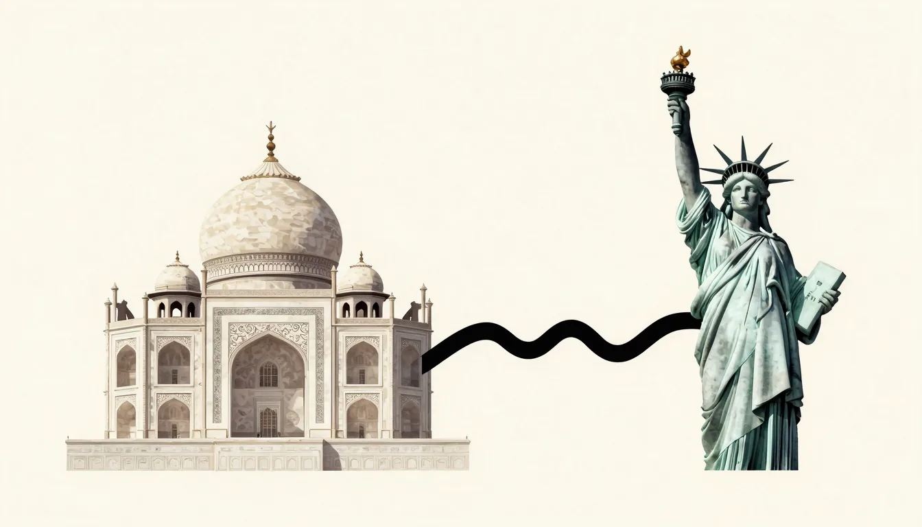 India to US