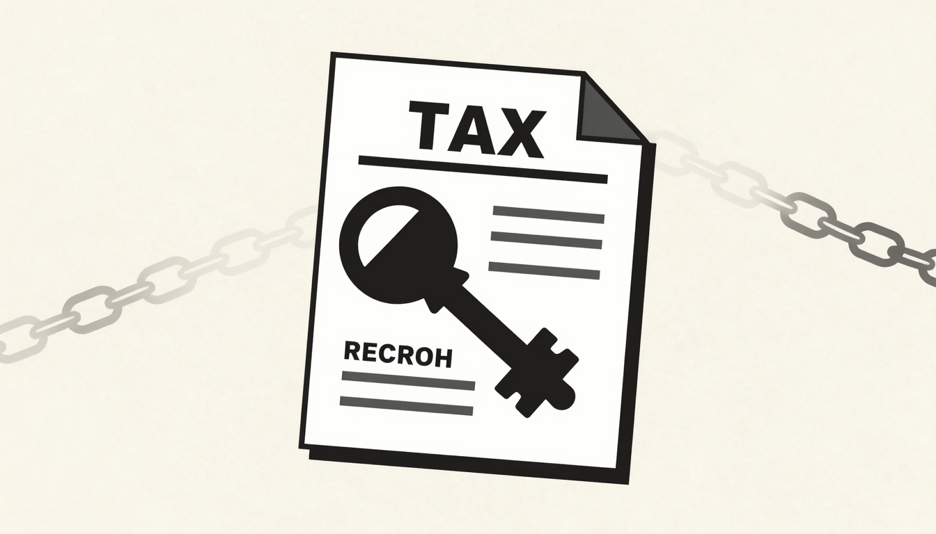 Editorial illustration of IRS Form 8821 Tax Information Authorization